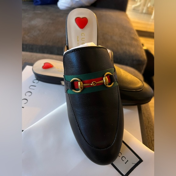 Gucci black PRINCETOWN SLIPPER - Picture 6 of 7